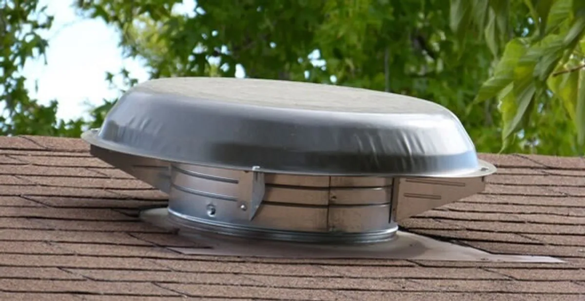 attic fan installation services with low-profile roof ventilation unit in Harrisburg, PA