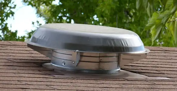 attic fan installation services with low-profile roof ventilation unit in Harrisburg, PA