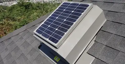 attic fan installation services with energy-efficient roof-mounted ventilation system in Harrisburg, PA