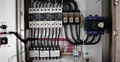 Electrical panel installation with organized circuit breakers and wiring in Harrisburg, PA