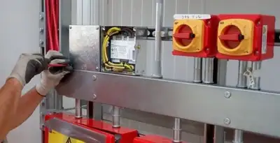 fire alarm installation service with certified electricians wiring fire alarm control equipment in Harrisburg, PA