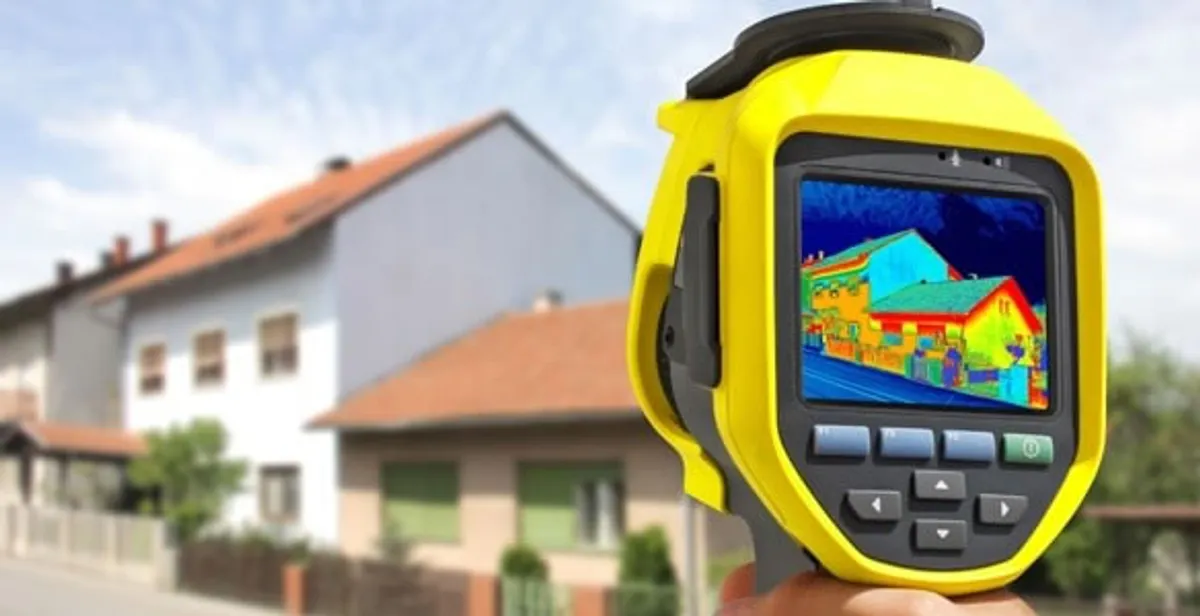 home energy audit service performing exterior thermal inspection to identify energy loss in Harrisburg, PA