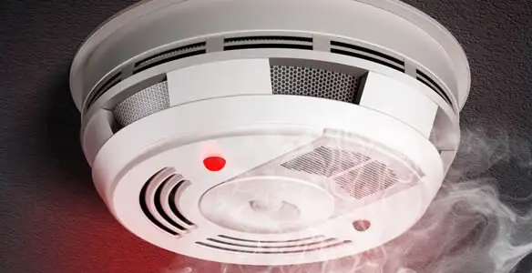 Installed smoke detector providing reliable fire detection in Harrisburg, PA