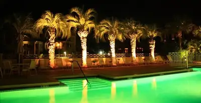 landscape lighting installation services illuminating outdoor recreational areas in Harrisburg, PA