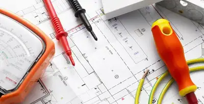 licensed electrician planning and testing electrical systems using professional tools in Harrisburg, PA