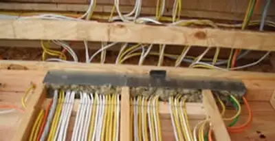new construction wiring services with organized electrical rough-in performed by licensed electricians in Harrisburg, PA