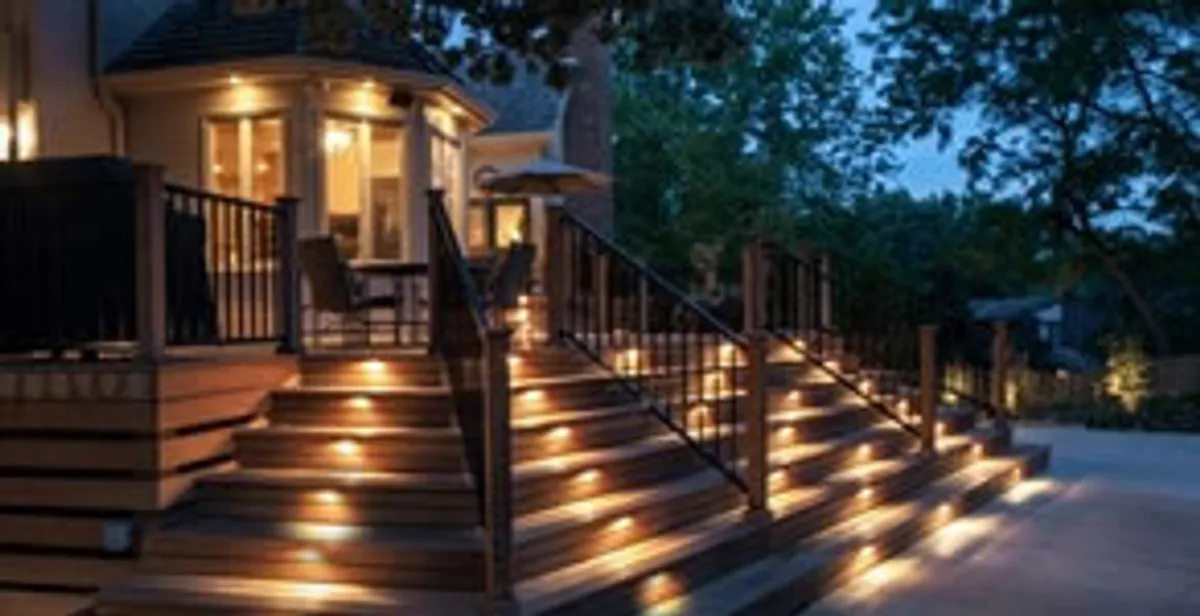 Residential electrician installing outdoor lighting for home safety in Harrisburg, PA