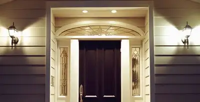 security light installation services with professionally installed entryway lighting in Harrisburg, PA